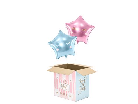 Cutie Gender Reveal Cu 5 Baloane Heliu 60 X 40 X 60 Cm Setupstories