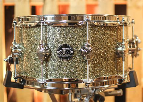 Dw Performance Ginger Glitter Glass Snare Drum 6 5x14 Reverb