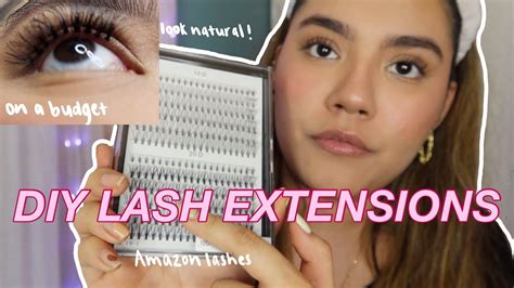 Doing My Own Lash Extensions Diy Lash Extensions At Home Youtube