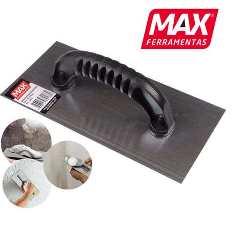 Desempenadeira Para Passar Massa Corrida - Desempenadeira de Aço Inox para Massa Corrida/Gesso Desempenadeira Lisa ...