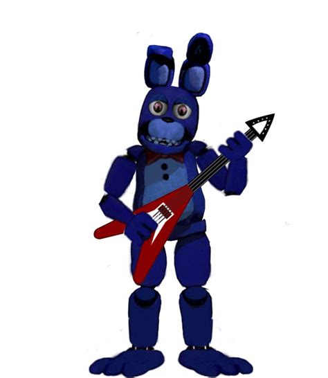 Unwithered Bonnie Official With Guitar Anime Fnaf Fnaf Characters Fnaf