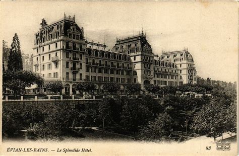 Evian Les Bains Le Splendid Hotel Vian Les Bains Cartorum