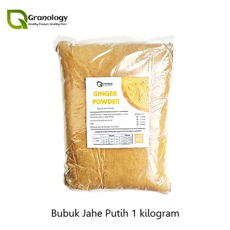 Jual Jahe Putih Bubuk Ginger Powder Kilogram By Granology