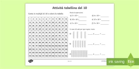 Scheda Con Esercizi Della Tabellina Del Teacher Made 53 Off