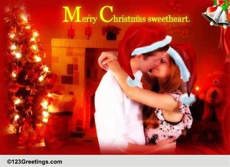 A Romantic Christmas Wish Free Merry Christmas Wishes Ecards 123