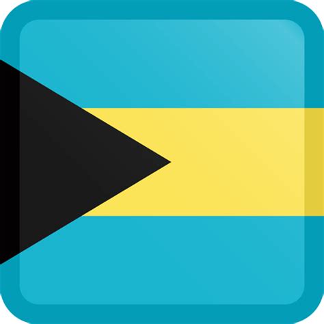 The Bahamas flag emoji - Country flags