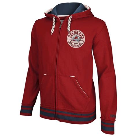 Ccm Colorado Avalanche Full Zip Hoodie