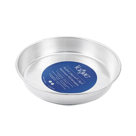 Vague Aluminium Round Oven Tray 28 Cm 1 Mm Silver Aluminium Jomla Ae