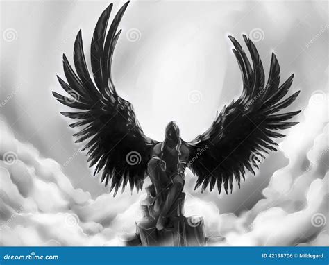 Fallen Angel Stock Illustration Illustration Of Artwork 42198706