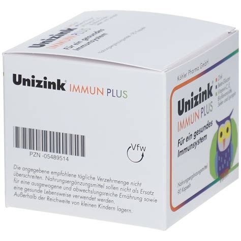 Unizink IMMUN PLUS Kapseln 1x90 St Shop Apotheke