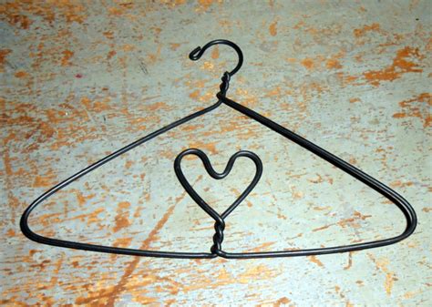 Vintage Wire Hangers Heart Hangers Small Hanger Doll | Etsy | Small ...