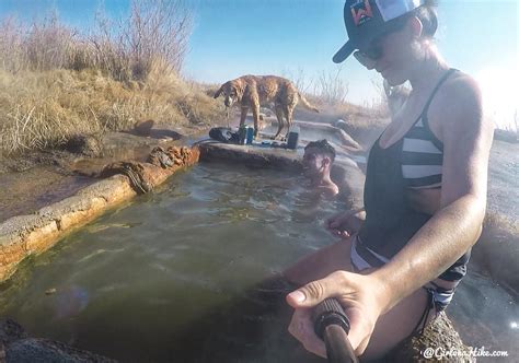 Soaking At Baker Hot Springs Utah Girl On A Hike