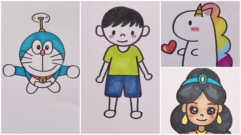 Easy Cartoons For Kids To Draw