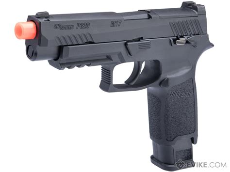 Exclusive Sig Sauer Proforce P320 M17 Mhs Airsoft Gbb Pistol Color Black Co2