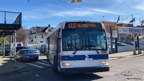 ᴴᴰ MTA Bus 2009 Orion VII NG Hybrid 4522 on the Q110 Bus 179 St