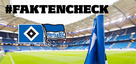 Der Faktencheck Zum Heimspiel Gegen Hertha Bsc Hsv De