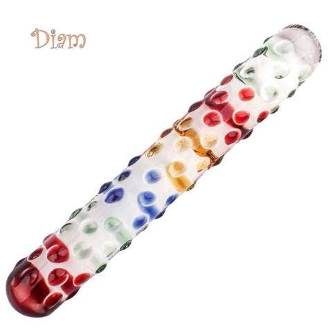 LOL Renkli Cam Sahte Penis Anal Fiş Popo Genişletici Seks Oyuncakları Prostat Masajı uygun