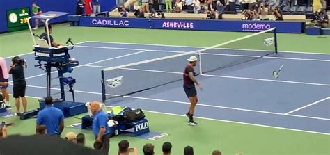 Nick Kyrgios Smashes And Breaks Three Rackets As He Exits US Open With