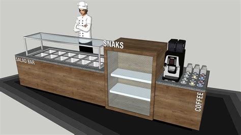 3D Warehouse In 2024 Cafe Interior Design Bar Counter Design