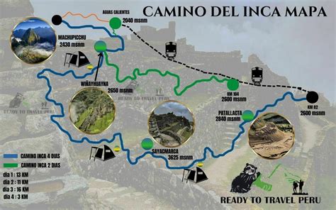 Mapa Ruta De Los Incas