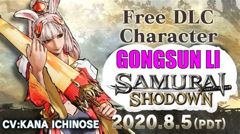 Gongsun Li Samurai Shodown X Honor Of Kings Arena Of Valor Dlc