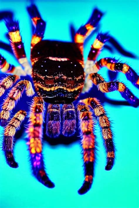 High Quality Macro Photo Iridescent Tarantula Stable Diffusion Openart