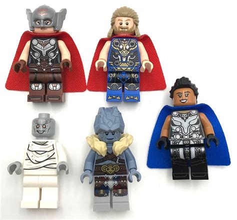 Lego New Super Hero Minifigures From Thor Love And Thunder Set