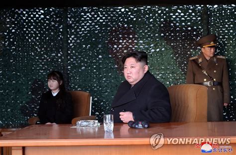 金正恩携女指导军演 韩联社