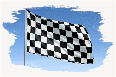 Waving Checkered Racing Flag Graphic Free Photo Rawpixel