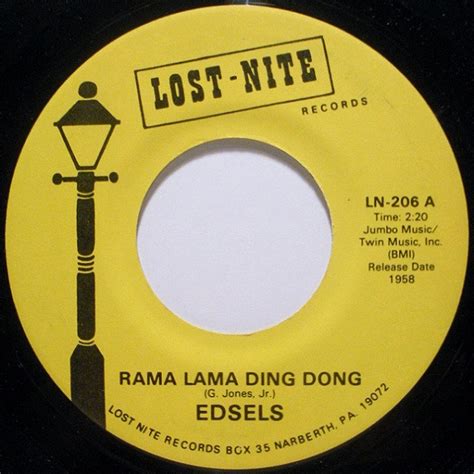 Edsels Rama Lama Ding Dong Bells Vinyl Discogs