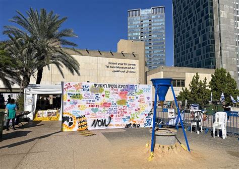 Installation Dedicated To Israeli Hostages Held by Hamas in the Gaza ...