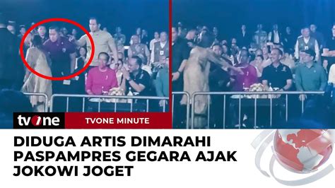 Ajak Jokowi Joget Di Ikn Wanita Diduga Artis Kena Marah Paspampres