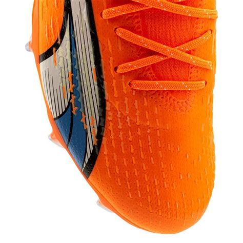 PUMA Ultra Ultimate FG AG Supercharge Orange Hvid Blå Kvinde