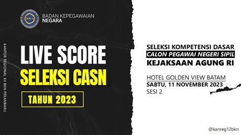 Live Score Skd Cpns Tilok Golden View Batam November Sesi