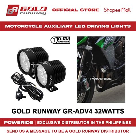 Gold Runway Official Store Gr Adv Watts Motorcycle Auxiliary