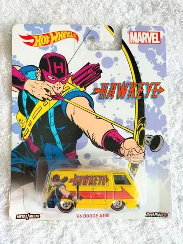 Dodge A Hawkeye Marvel Hot Wheels Llantas Gomas MercadoLibre