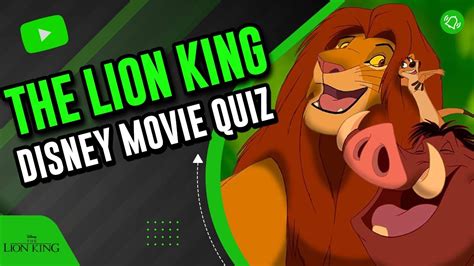 Lion King Quiz Questions And Answers