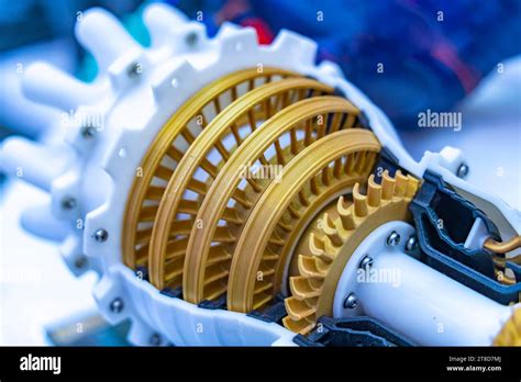 3D printer jet engine printed model metal plastic Stock Photo - Alamy