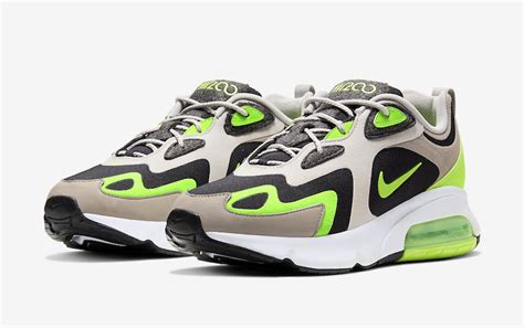 Nike Air Max 200 Stone Brown Electronic Green CQ4599-041 Release Date - SBD