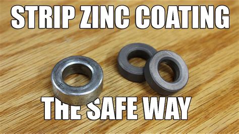 Remove Zinc Coating From Metal The Safe And Easy Way Youtube