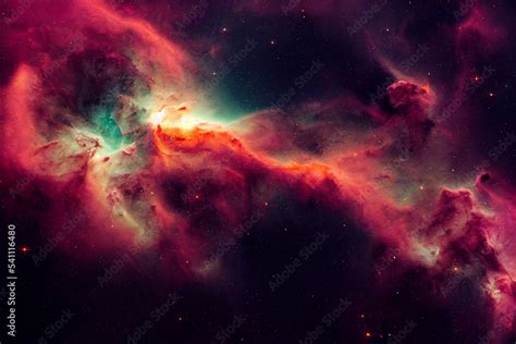 Cosmos Stars Cluster Structure Stunning Astrophotography Dramatic ...