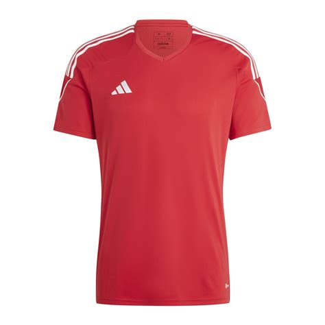 Adidas Tiro 23 Trikot Rot Weiss Mannschaftsbekleidung Spieltag Jersey