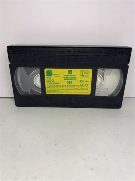 TEENAGE MUTANT NINJA Turtles 3 VHS 1993 TMNT III Elias Koteas