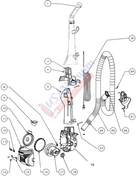 Eureka 4704 Maxima Upright Vacuum Parts Usa Vacuum