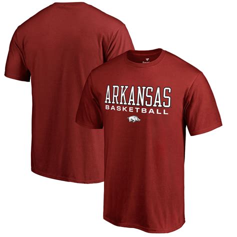 Arkansas Razorbacks Fanatics Branded True Sport Basketball T-Shirt ...