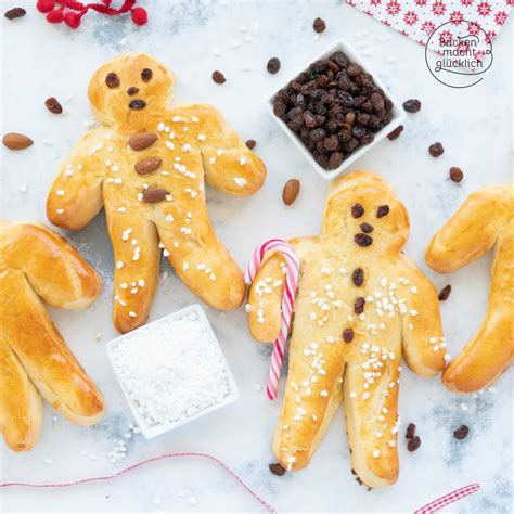 Tolles Weckmann Rezept Stutenkerl Backen macht glücklich