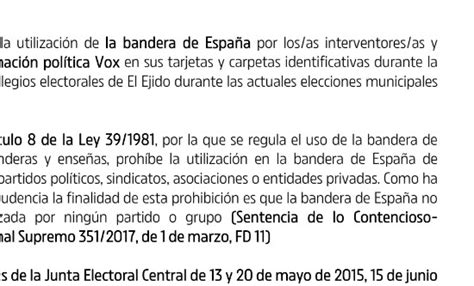 Denuncian A Vox Por Uso Indebido De La Bandera De Espa A En Elecciones