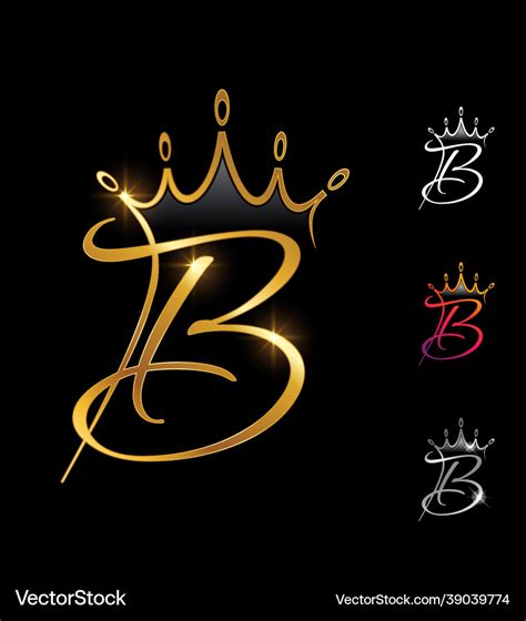 B Logo With Crown