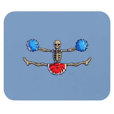 Skeleton Skulls Cheerleading Skeleton Halloween Cheer Skeleton ...