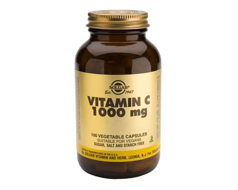 Vitamine C Mg Solgar G Lules V G Tales